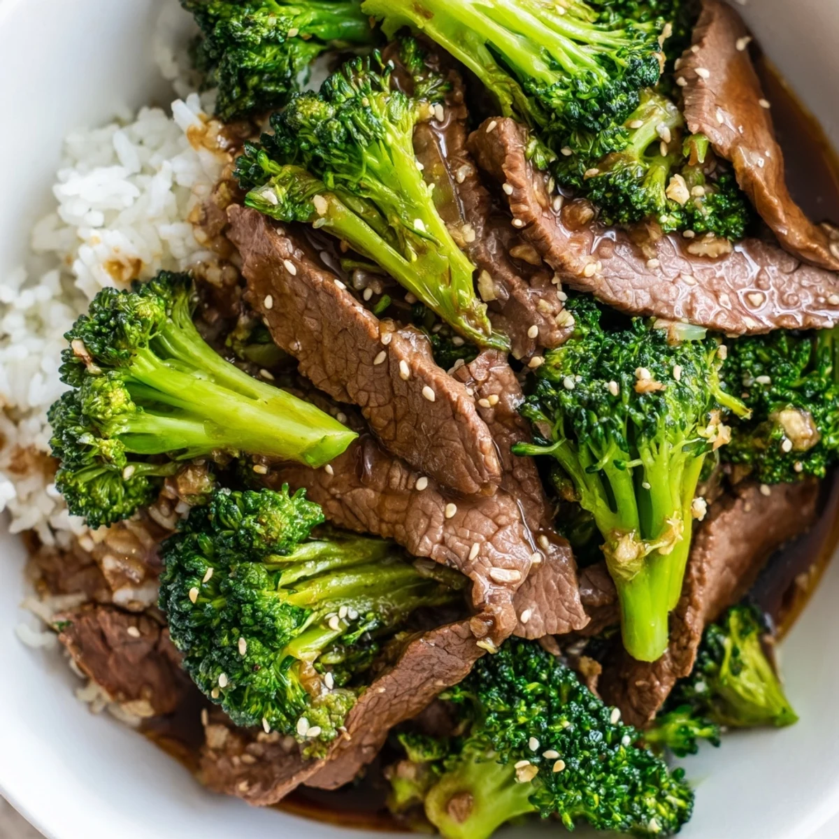 Imagine the flavors: delicious Beef and Broccoli with tender beef and crisp vegetables, ready to enjoy.