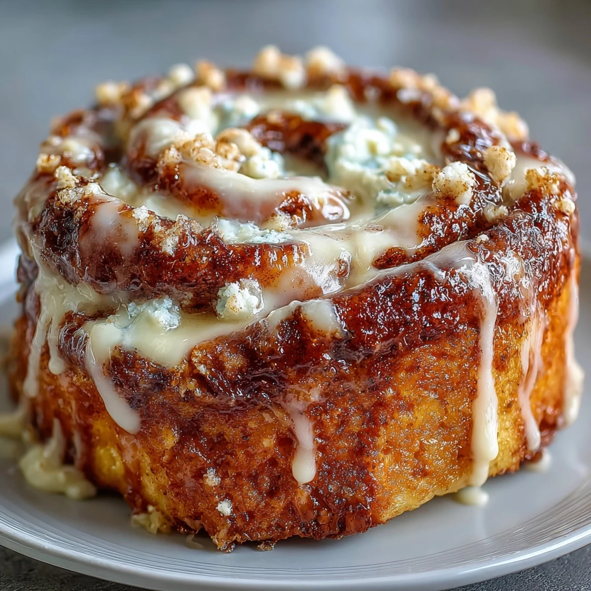 Freshly microwaved High-Protein Cinnamon Roll Mug Cake with a gooey cinnamon sugar swirl visible inside.