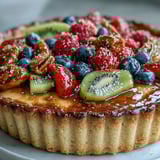 Cardamom Custard Tart