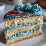 Graduation Cake Dark Blue Gold