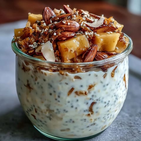 Mango Chia Overnight Oats