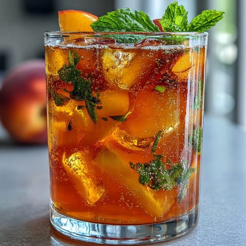 Mango Peach Sparkling Tea