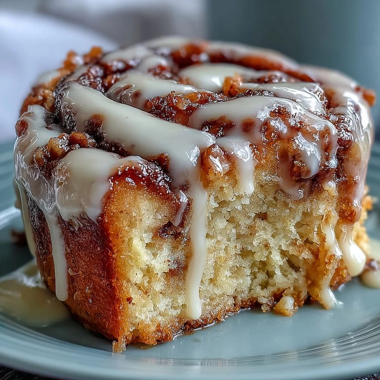 Ready-to-eat High-Protein Cinnamon Roll Mug Cake enjoyed with a glass of milk for breakfast.